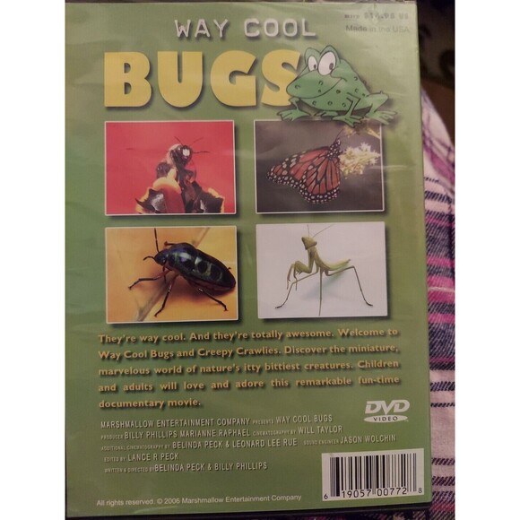 Way Cool Bugs and Creepy Crawlies DVD, Kids Movie, Bug Collector, Education - Picture 2 of 3